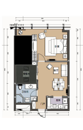 公寓-C户型103.38平方米