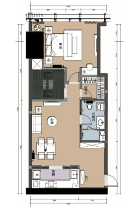 公寓-E户型131.69平方米