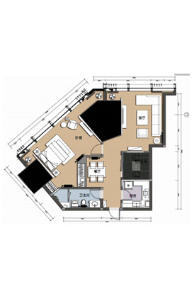 公寓-F户型155.53平方米