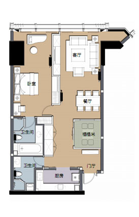 公寓-G户型169.89平方米